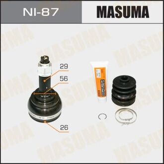 NI87 MASUMA ШРУС наружный Nissan Teana (09-14) (нар 29/вн 26)