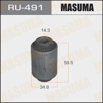RU491 MASUMA RU-491_сайлентблок рычага нижнего передний! \ Mitsubishi Outlander 2.0/2.4 02>