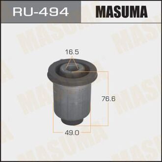 RU494 MASUMA Сайлентблок переднего нижнего рычага Mitsubishi Pajero (00-) (RU494) MASUMA