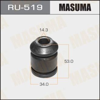 RU519 MASUMA Сайлентблок TOYOTA YARIS передн нижн (RU519) MASUMA