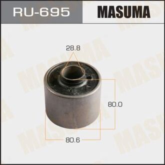 RU695 MASUMA Сайлентблок переднего нижнего рычага задний Mazda CX-7 (06-), CX-9 (06-12) (RU695) MASUMA
