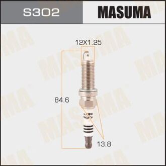S302P MASUMA Свеча зажигания (S302P) MASUMA