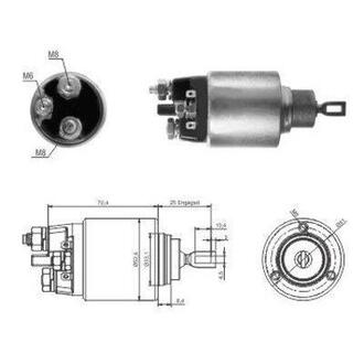 46061 MEAT&DORIA MEATDORIA DB Втягуюче реле стартера 124 T-Model 300 TE 4-matic -93, S-CLASS (W126) 260 SE (126.020) -91