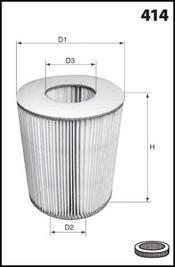 EL3955 MECAFILTER Фільтр повітряний