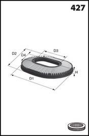 EL9177 MECAFILTER Фільтр повітряний