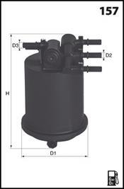 ELG5289 MECAFILTER Топливный фильтр