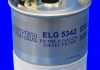ELG5342 MECAFILTER Фiльтр паливний (h=128 mm) (с отвором для датчика води)DB W169/204/211 Sprinter/Vito/Viano (фото 2)