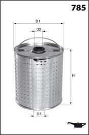 ELH4198 MECAFILTER Фільтр масла