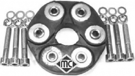 00952 Metalcaucho Еластична муфта карданного вала задня MB 190 (W201), C (CL203), C T-MODEL (S202), C T-MODEL (S203), C (W202) 1.8-3.2 10.82-03.03