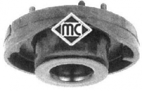 04029 Metalcaucho Опора амортизатора перед левая Renault Laguna (97-01) (04029) Metalcaucho