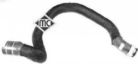 08609 Metalcaucho Патрубок радиатора Peugeot 306 2.0 16V (97-) верх (08609) Metalcaucho