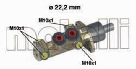 05-0387 Metelli Цилиндр тормозной головний