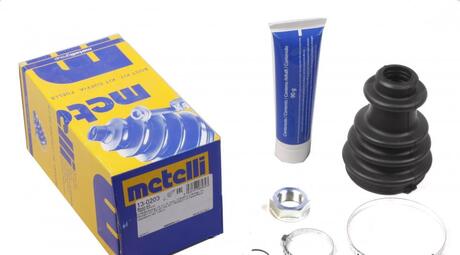 13-0203 Metelli Ремонтний комплект пильника шарніра рівних кутових швидкостей, с елементами монтажу