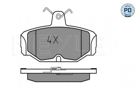 0252098113PD MEYLE Колодки тормозные FORD T. SCORPIO 1,8-2,9 84-BEZ CZUJNIKA