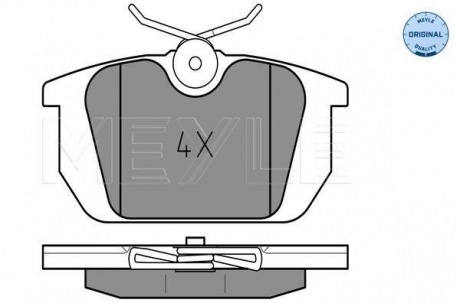 025 211 0314 MEYLE Тормозные колодки