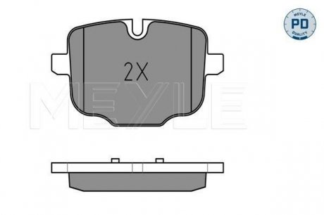 0252470318PD MEYLE Колодки тормозные BMW T. F10 525-550B/D 10-