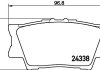 Тормозные колодки, дискове гальмо (набір) MDB2787