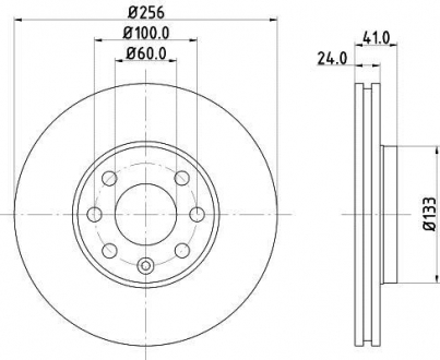 MDC1049C MINTEX Диск тормозной