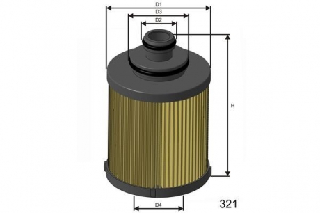 L114 MISFAT Фiльтр масляний