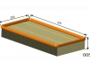 Фiльтр повiтряний P083