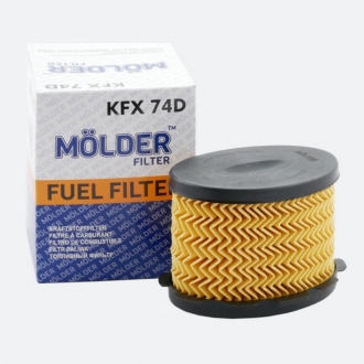 KFX74D Molder Топливный фильтр MOLDER аналог WF8177/KX84DEco/PU1021X (KFX74D)