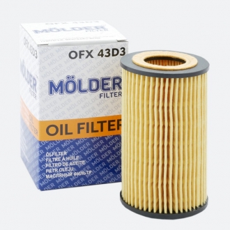 OFX43D3 Molder Фильтр масляный MOLDER аналог WL7240/OX153D3Eco/HU7181K (OFX43D3)