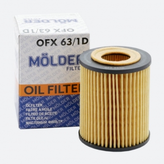 OFX63/1D Molder Масляный фильтр MOLDER аналог WL7232/OX173/1DE/HU7128X (OFX63/1D)