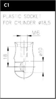 ML6380 MONROE MONROE SKODA Амортизатор крышки багажника RAPID 12-