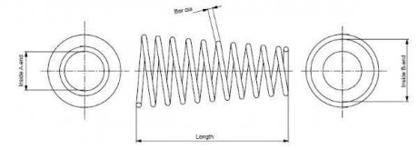 SP3285 MONROE Пружина підвіски