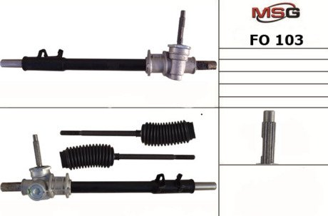 FO 103 MSG Кермова рейка без г/п Ford Escort III, 80-90, Orion 83-90