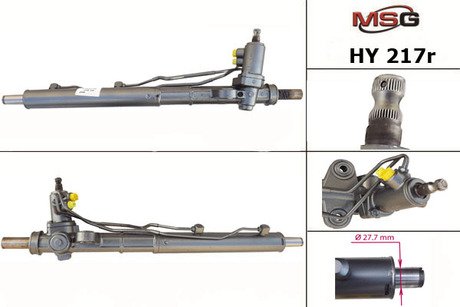 HY 217R MSG Кермова рейка с Г/П (реставрована) Hyundai Santa Fe 2.2 CRDi 09-12