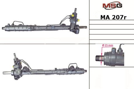MA 207R MSG Кермова рейка с г/п (реставрована) Mazda 6 05-07