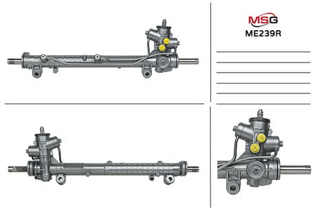 ME239R MSG Рулевая рейка с ГУР восстановленная MERCEDES-BENZ A-CLASS (W168) 97-04