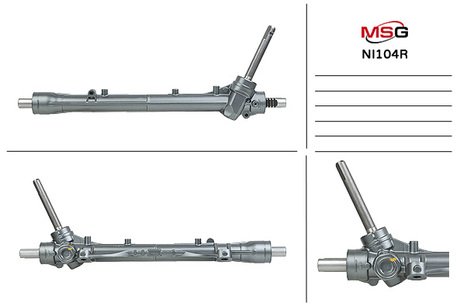 NI104R MSG Рулевая рейка без ГУР восстановленная NISSAN NOTE (E11) 06-, NISSA MICRA III (K12) 2003-