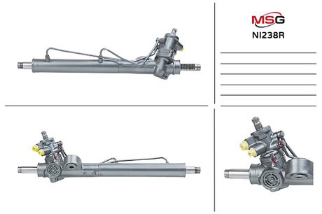 NI238R MSG Рулевая рейка с ГУР восстановленная NISSAN ALMERA II (N16) 2003-