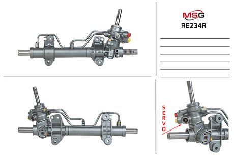 RE234R MSG Рулевая рейка с ГУР восстановленная RENAULT LAGUNA 93-01