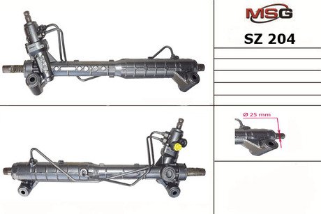 SZ 204 MSG Кермова рейка с г/п Suzuki Grand Vitara 1.6, 1.9 DDiS, 2.0 05-19