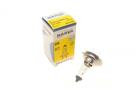 480473000 NARVA Лампа 12v h7 55w px26d range power (+90%) в коробке 1 шт.