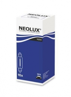 N264 NEOLUX ЛАМПА NEOLUX 12V 10W SV8.5-8 STANDARD (41 мм) UNV