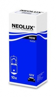 N434 NEOLUX Галогенная лампа Neolux H6W 12V 6W