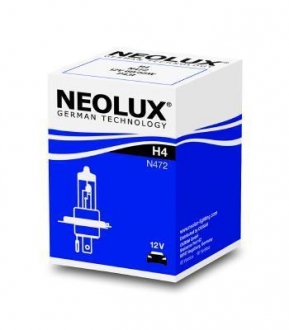 N472 NEOLUX Лампа галогенная 12V 55/60W H4 (NEOLUX)
