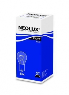 N581 NEOLUX Галогенная лампа Neolux PY21W 12V 21W