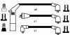 Комплект высоковольтных проводов NGK 8286 (фото 2)
