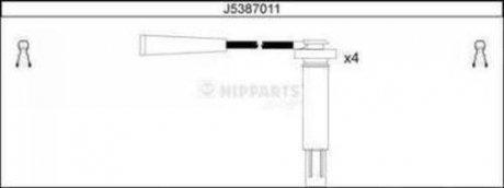 J5387011 NIPPARTS Комплект высоковольтных проводов SUBARU EJ25T
