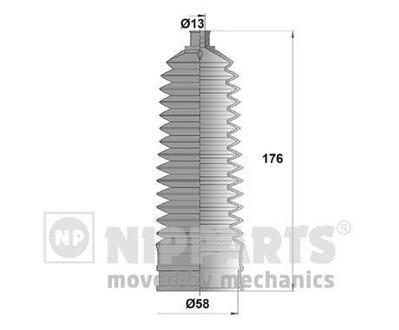 N2844028 NIPPARTS Пильовик кермової рейки