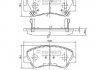 Гальмiвнi колодки дискові N3600550