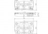 Тормозные колодки, дискове гальмо (набір) N3612041