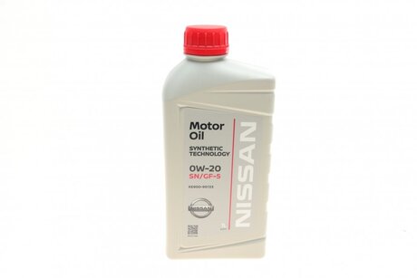 KE90090133 NISSAN Масло моторное nissan synt technology 0w-20 sn/gf-5, 1л