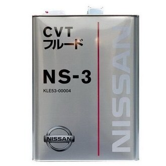 KLE5300004 NISSAN Олива трансмісійна для CVT NISSAN Fluid NS-3 (4л)