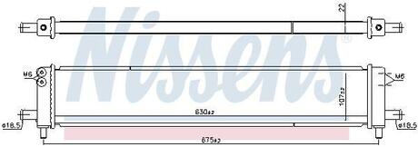 606545 NISSENS Радиатор